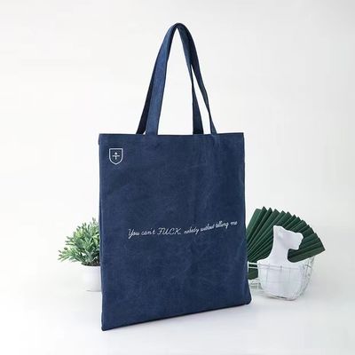 Vida escolar diária Reutilizavel Saco de compras orgânico Saco de algodão de lona com logotipo personalizado