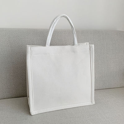 Saco de compras ecológico personalizado Saco de mensageiro de lona Saco de presente de algodão com grande capacidade