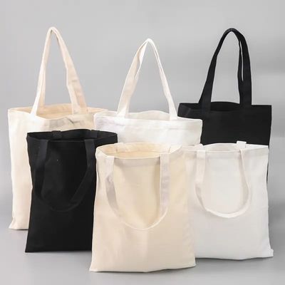 Saco Eco personalizado Sacos Eco padrão personalizados Reciclado Saco de algodão 100% colorido Tote de lona