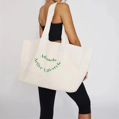 Logotipo Impresso Personalizado Saco Eco Beach Tote personalizado com estilo manipulado e aceitável OEM / ODM