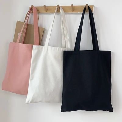 12oz Original de algodão de lona simples Tote Bag com logotipo personalizado Eco Friendly Totebag