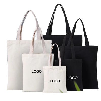 12oz Original de algodão de lona simples Tote Bag com logotipo personalizado Eco Friendly Totebag