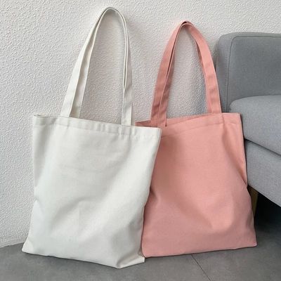 12oz Original de algodão de lona simples Tote Bag com logotipo personalizado Eco Friendly Totebag