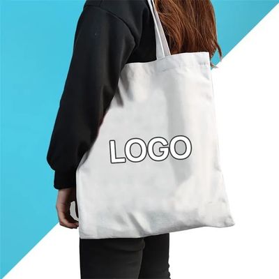 Sacos de toque de lona personalizados e ecológicos para a vida escolar diária das mulheres