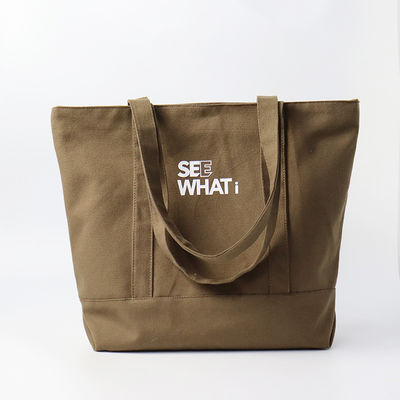Logotipo personalizado Impresso Eco Amigável a Granel Algodão Orgânico Vestuário de Compras Saco de Tote
