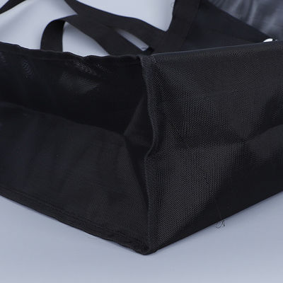 Design personalizado Bolsa de compras de praia de malha de nylon reutilizável com logotipo personalizado
