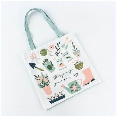 Saco de compras de lona de algodão personalizado com logotipo para supermercado ecológico