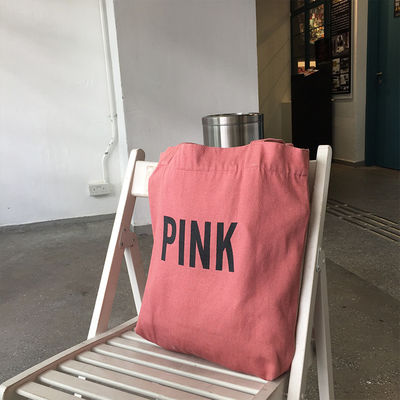 Regalos Logotipo impresso sob medida Bolsas de lona de algodão para bolsas de compras reutilizáveis
