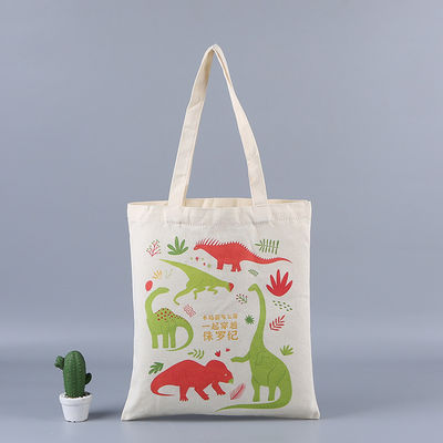 Logotipo personalizado Saco de compras Eco em branco Tote de lona de algodão orgânico com cor personalizada