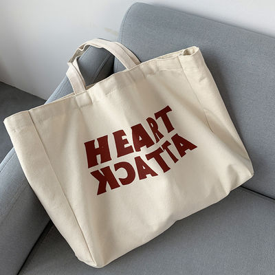 2022 Moda Mulheres Custom Canvas Tote Bag para compras com material ecológico