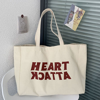 2022 Moda Mulheres Custom Canvas Tote Bag para compras com material ecológico