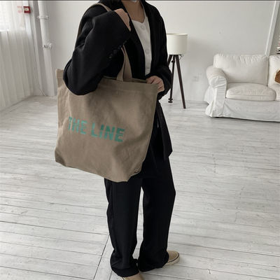 Saco de toque de lona personalizado com impressão de logotipo personalizado