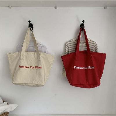 Saco de toque de lona para compras Prático e versátil