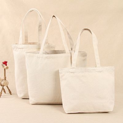 Logotipo personalizado aceito Eco-friendly Canvas pesado com bolso