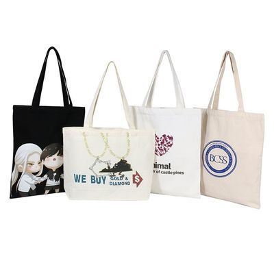 Logotipo personalizado aceito Eco-friendly Canvas pesado com bolso