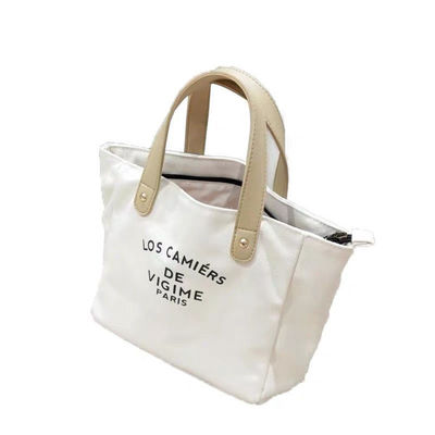 Saco de toque de lona de design personalizado com alças OEM/ODM aceitável com entrega rápida