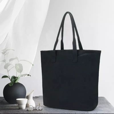 White Beach Shopping Tote Bags com alça de algodão e logotipo impresso sob medida