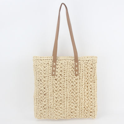 Bolsa de moda de verão de 2022 Bolsa de praia de palha Bolsa de toque com logotipo personalizado