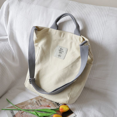 Cores personalizadas Tamanho Médio Menina Canvas Peito Crossbody Tote ombro Saco de mensageiro