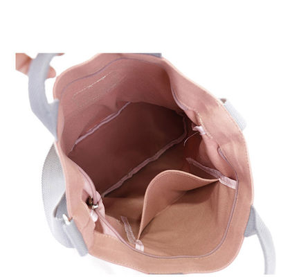 Cores personalizadas Tamanho Médio Menina Canvas Peito Crossbody Tote ombro Saco de mensageiro