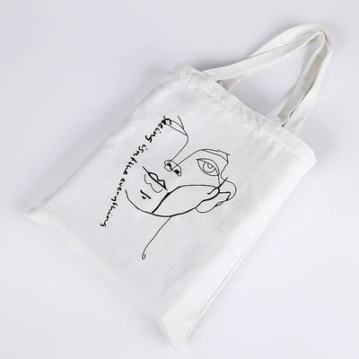 Mais recente carta de estilo de moda Imprimir bolsa de algodão Tote para design personalizado
