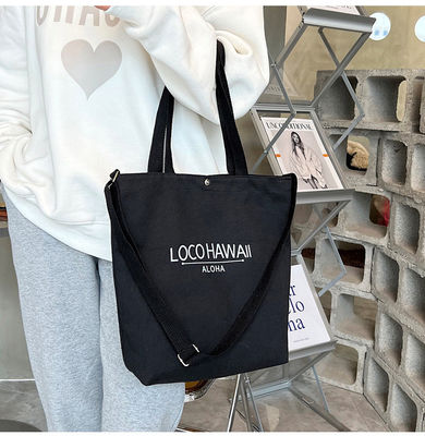 As mais recentes mulheres da moda de lona Crossbody Saco com Tote Manopla e padrão de letra