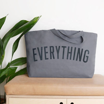 Saco de ginástica de mão de canvas feminino personalizado Logotipo 2022 Carta Imprimir Saco Tote