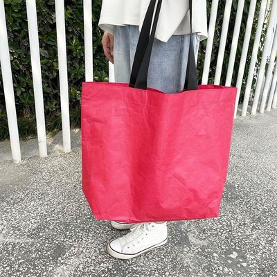 Saco de compras Dupont em cores personalizadas com material à prova d'água e lavável
