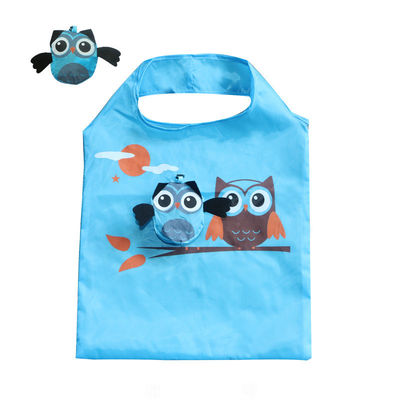 Carinhosos animais RPET sacos de compras para compras caminhadas carta de viagem Impressão de algodão Tote Bag