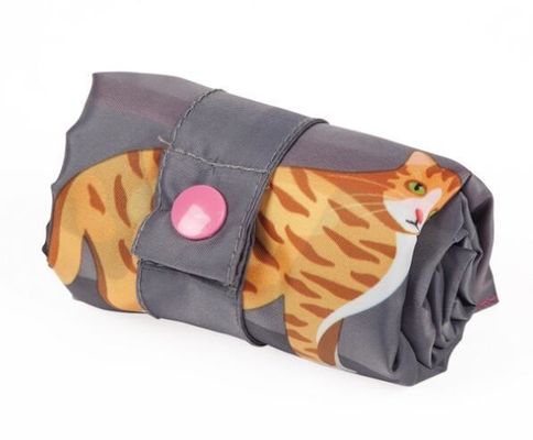 Estilo manuseado REPT Lata de cão tecido de poliéster sacos de praia sacos de compras dobráveis de animais