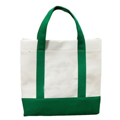 Saco de compras Eco Blank Line Tote Canvas reutilizável com logotipo personalizado e logotipo personalizado