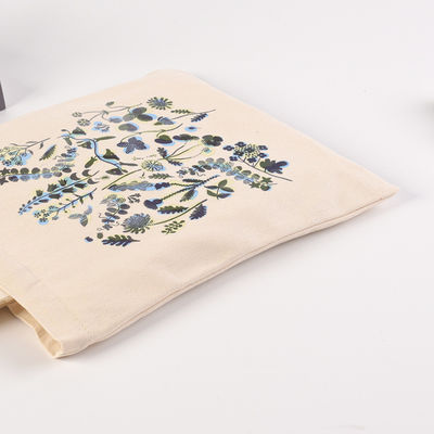 Bolsa de compras de tela com impressão de logotipo personalizado aceitável