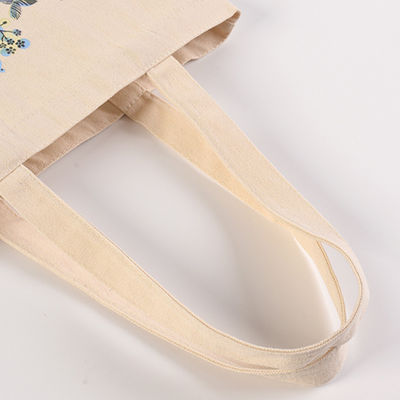 Bolsa de compras de tela com impressão de logotipo personalizado aceitável