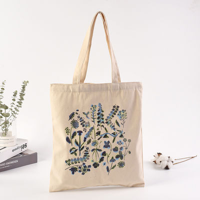 Bolsa de compras de tela com impressão de logotipo personalizado aceitável