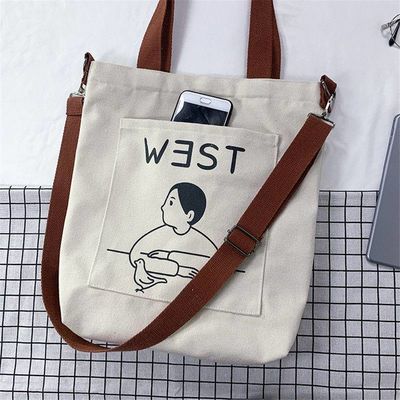 OEM/ODM aceitável Saco de compras de algodão de lona com logotipo personalizado