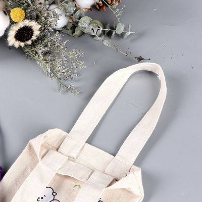 Mini Cup holder de café e leite personalizado Canvas Drink Carrier Tote Bag Logotipo personalizado