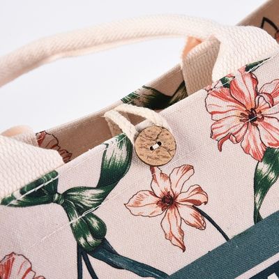 Sacos de compras de juta personalizam sacos de massa reutilizáveis para tamanho médio no mercado de Bangladesh
