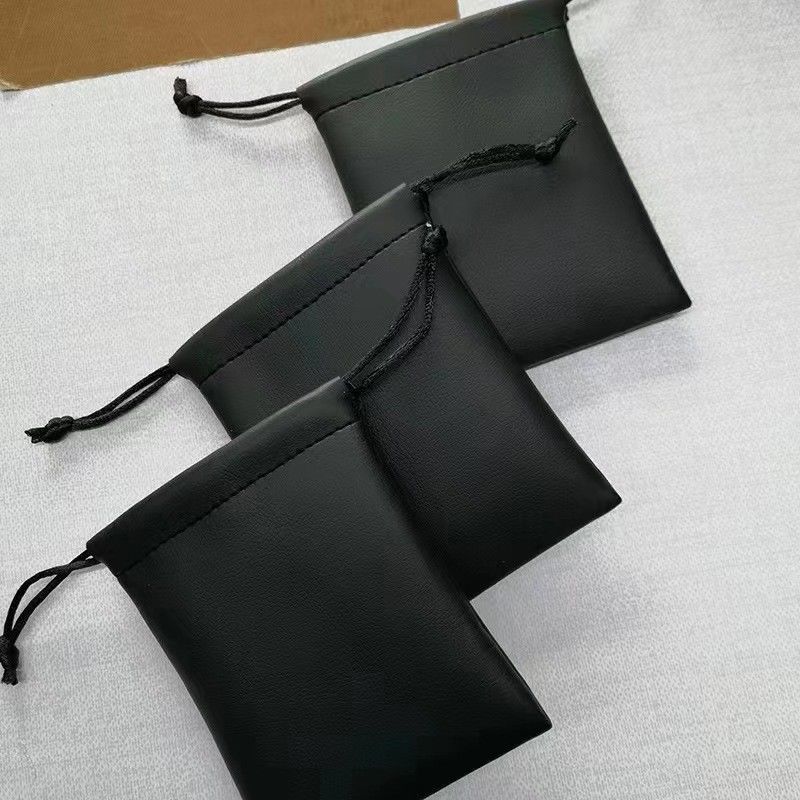 OEM/ODM aceitável Custom PU Leather Dust Drawstring Bag para organização de jóias