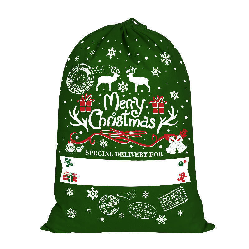 2023 cordão 50x70 Soft Kids Saco de Papai Noel Vermelho com corda Todas as estações OEM/ODM aceitável