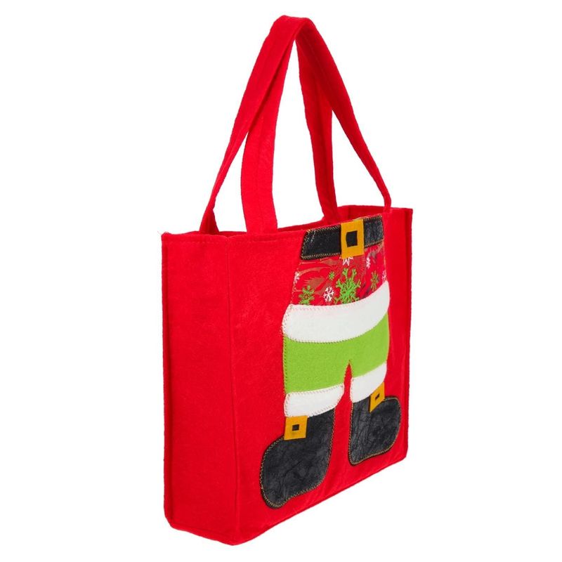 Presentes de Natal Saco Tote com alças cor personalizada e fabricação profissional