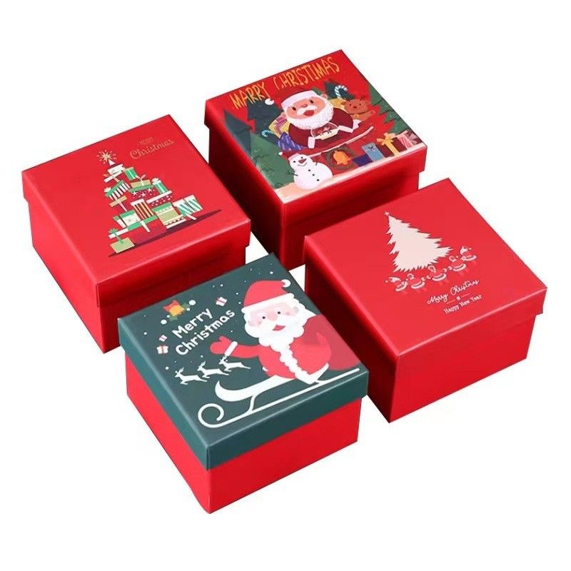 Embalagem Para Crianças Doces Mais Novas Bolsas de Presente de Natal Modernas com Papai Noel e Elk