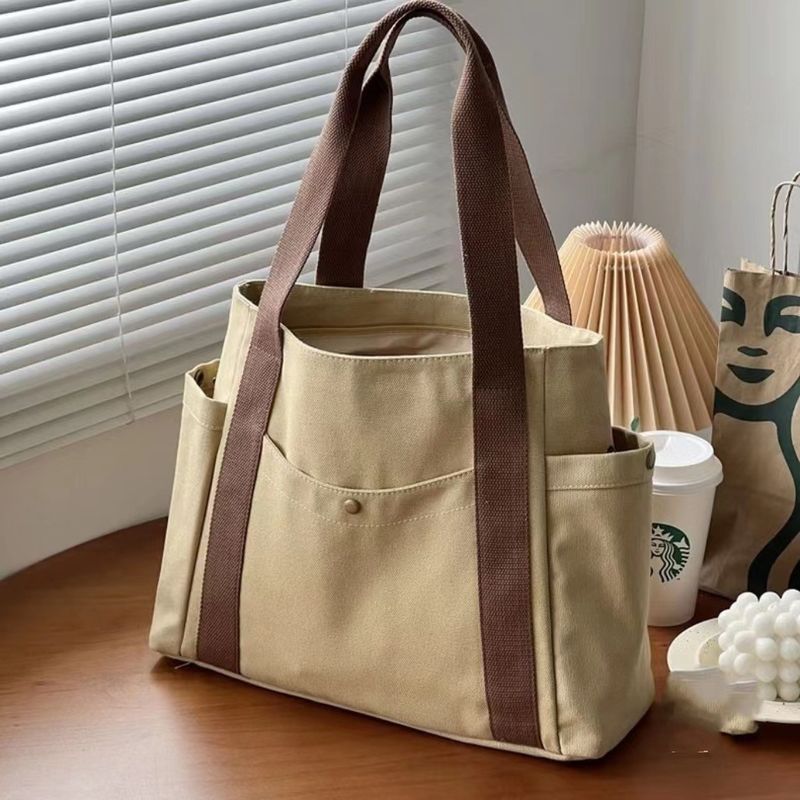 Vida escolar diária Bolsas personalizadas de tela grande para homens e mulheres
