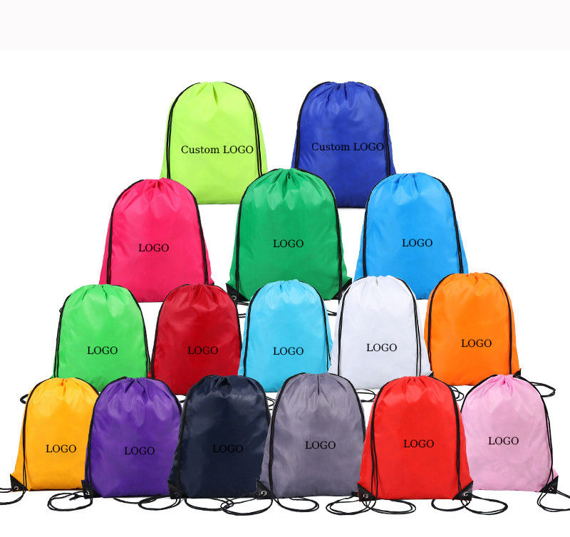 Fashion Style Bolsa de ginástica de poliéster reciclado personalizado para esportes e fitness