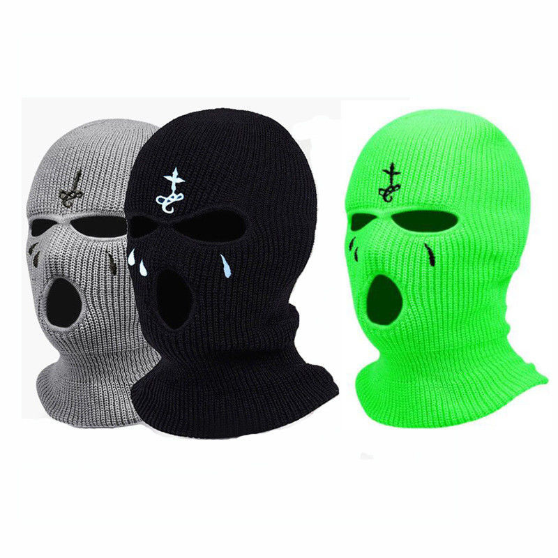 Chapéu de balaclava de cor personalizada para esqui Unisex e proteção do pescoço no inverno