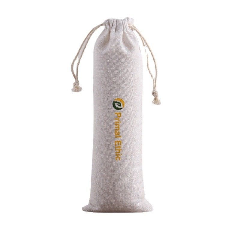 Bolsa de presente de cordel de logotipo personalizado para a vida diária Bolsa de linho de lona ecologicamente impressa Embalagem