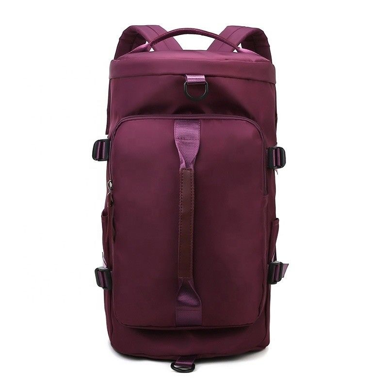 Logotipo personalizado Imprimir Mochila de viagem grande unisex para caminhadas Esportes ao ar livre Carry On Bag