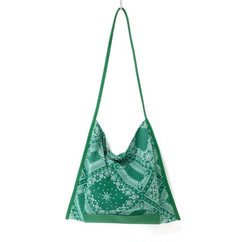 Abre fechamento viagens e estilo étnico de saída senhoras bolsa de compras de impressão Paisley