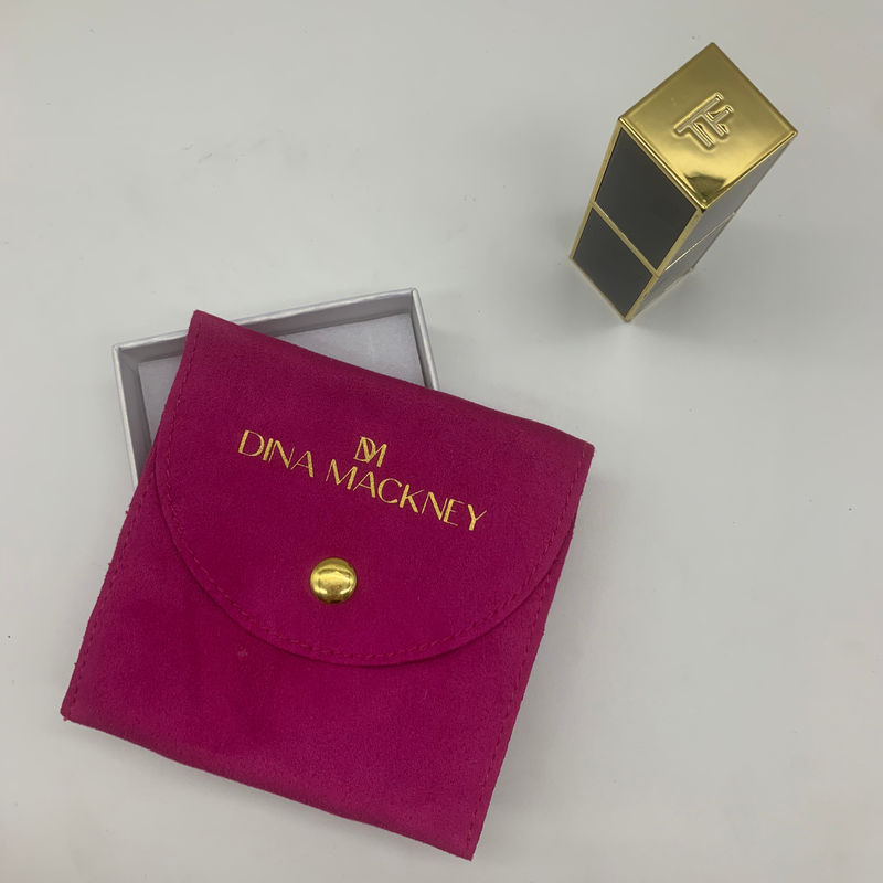 Suede personalizado Bijuterias ecológicas Bolsa de joias Embalagens Tipo de exibição