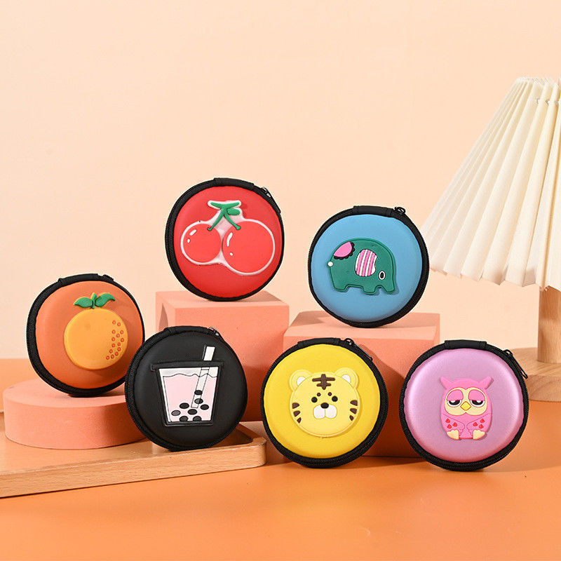 Padrão Tipo outros Rondas 2d 3d Moedas Usb Lines Earphone PVC Eva Organizador Sacos