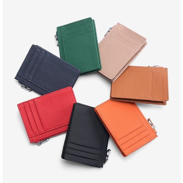 Logotipo personalizado aceito Último bolso frontal minimalista Rfid carteira de carteira portátil para homens